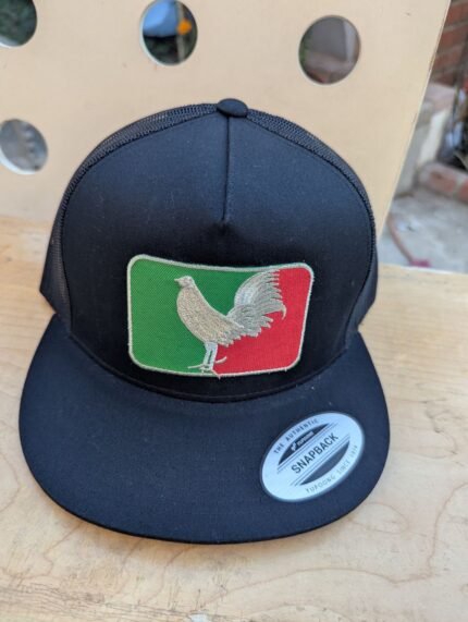 Exclusive El Gallo Tricolor Snapback - Black Mesh Trucker Hat