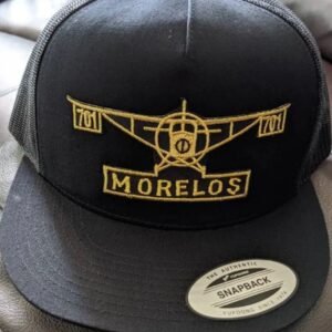 701 Avion Chapo Guzman Estados Trucker Hat - Exclusive Drop Black Mesh Snapback