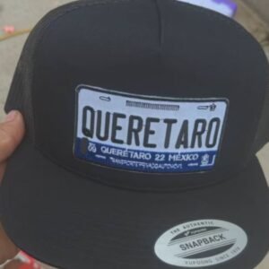 Queretaro Mexico Placa Federal Embroidered Trucker Hat - Adjustable Snapback