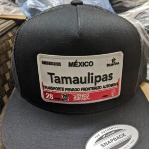 Tamaulipas Mexico Placa Federal Trucker Hat - Embroidered Adjustable Snapback